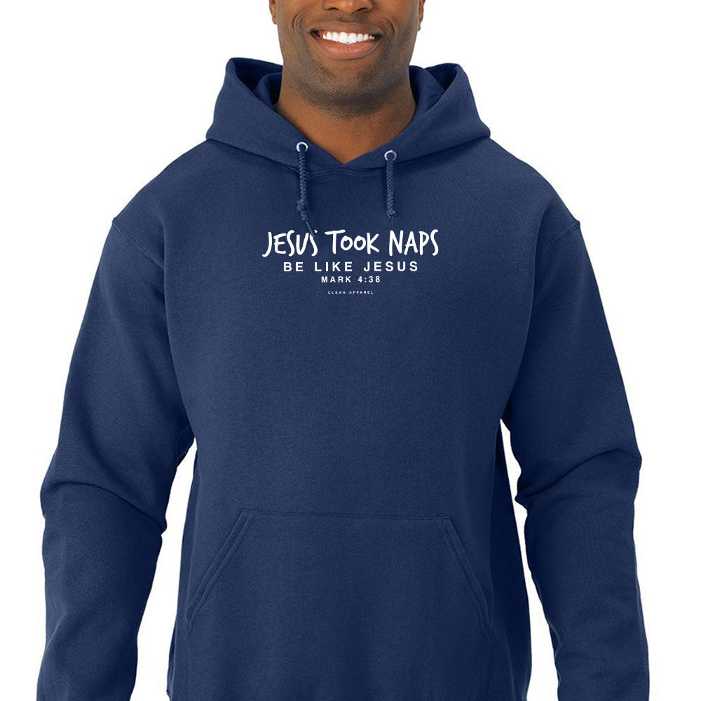 Jesus Took Naps Men Pullover Hoodie - Main Image