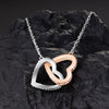 For My Fiancée - Love Sparkle - Interlocking Necklace - Clean Apparel