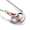 For My Fiancée - Love Sparkle - Interlocking Necklace - Clean Apparel