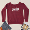 Faith Driven Slouchy Sweatshirt - Clean Apparel