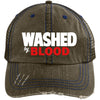 Distressed Trucker Cap- Washed By Blood