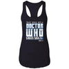 Dr Who Saves Racerback Tank