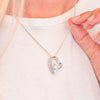 For My Fiancée - Love You - Heart Necklace - Clean Apparel