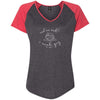 Need an Ark Ladies Colorblock V-Neck Tee - Clean Apparel