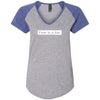 Fear Is A LiarLadies Colorblock V-Neck Tee - Clean Apparel