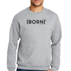 Born Again Men Sweatshirt - Clean Apparel