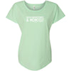 Never Underestimate A Mom Ladies Slouchy Tee - Clean Apparel