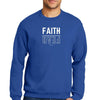 Faith Over Fear Men Sweatshirt - Clean Apparel