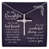 My Daughter - CZ Cross Necklace