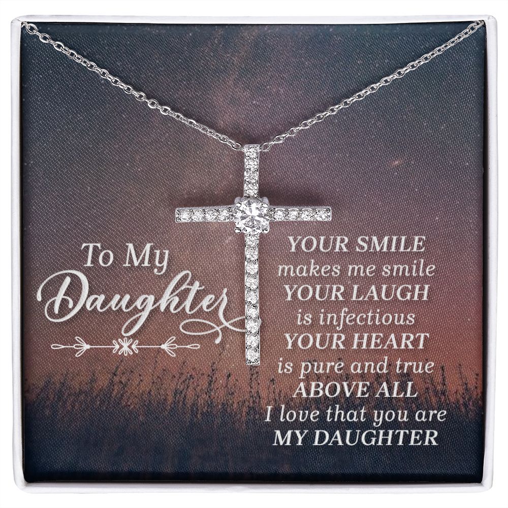 Cross necklace sale for daughter