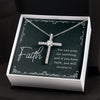 Faith CZ Cross Necklace