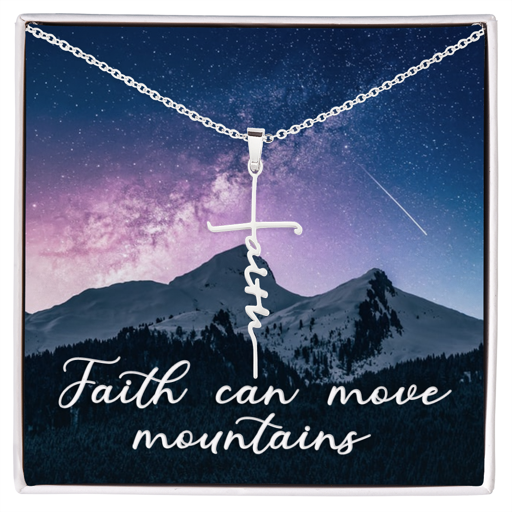 Faith can clearance move mountains necklace