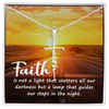 Lamp that Guides - Faith Cross Necklace