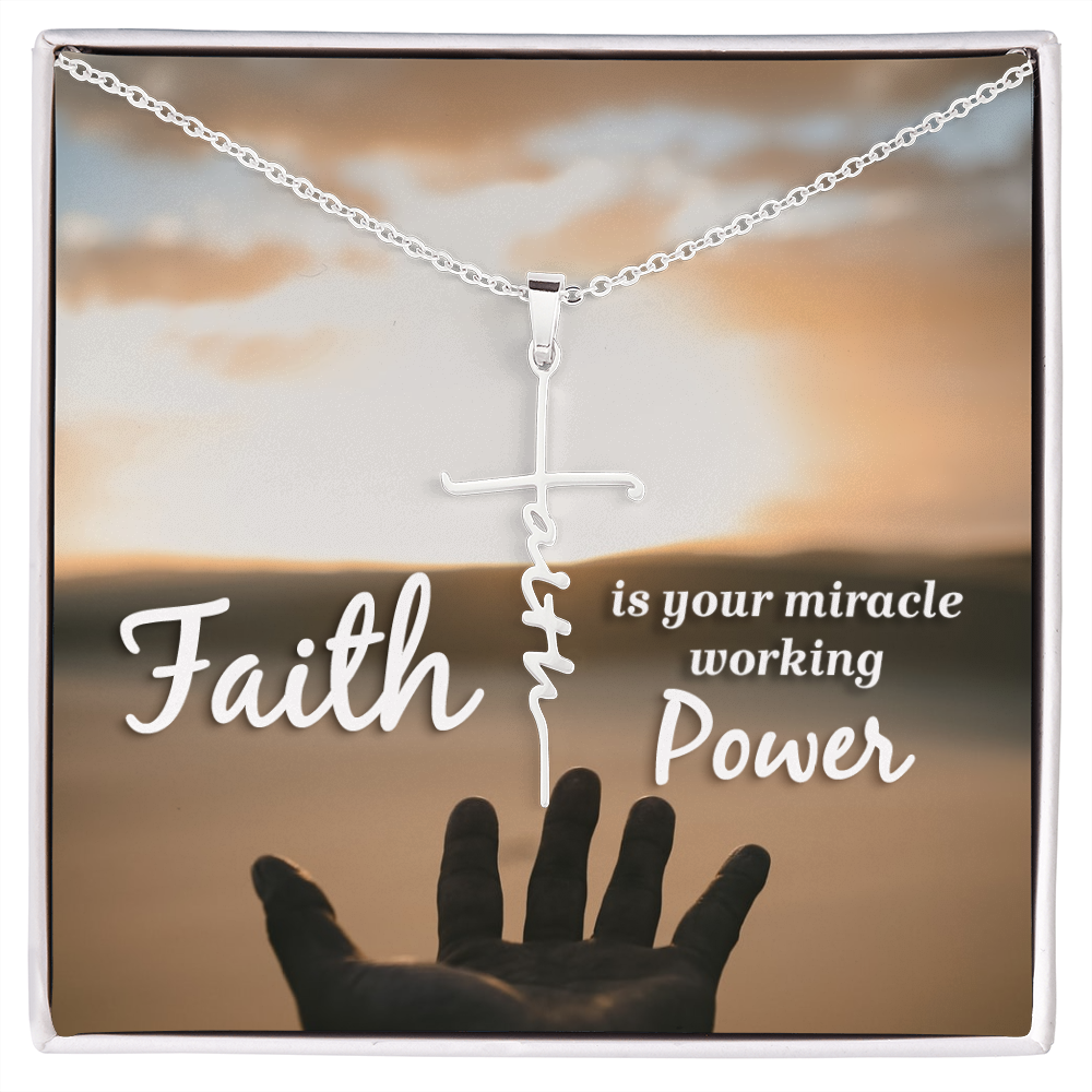 Cross 2025 faith necklace