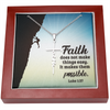 Makes Them Possible - Faith Cross Necklace