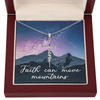Can Move Mountains - Faith Cross Necklace