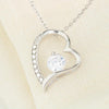 For My Fiancée - Soul Mate - Heart Necklace - Clean Apparel