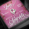 For My Fiancée - Love Sparkle - Heart Necklace - Clean Apparel