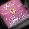 For My Fiancée - Love Sparkle - Heart Necklace - Clean Apparel