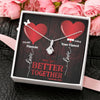 For My Fiancée - Better Together - Alluring Necklace - Clean Apparel