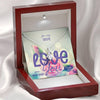 For My Wife - Love You - Alluring Necklace - Clean Apparel